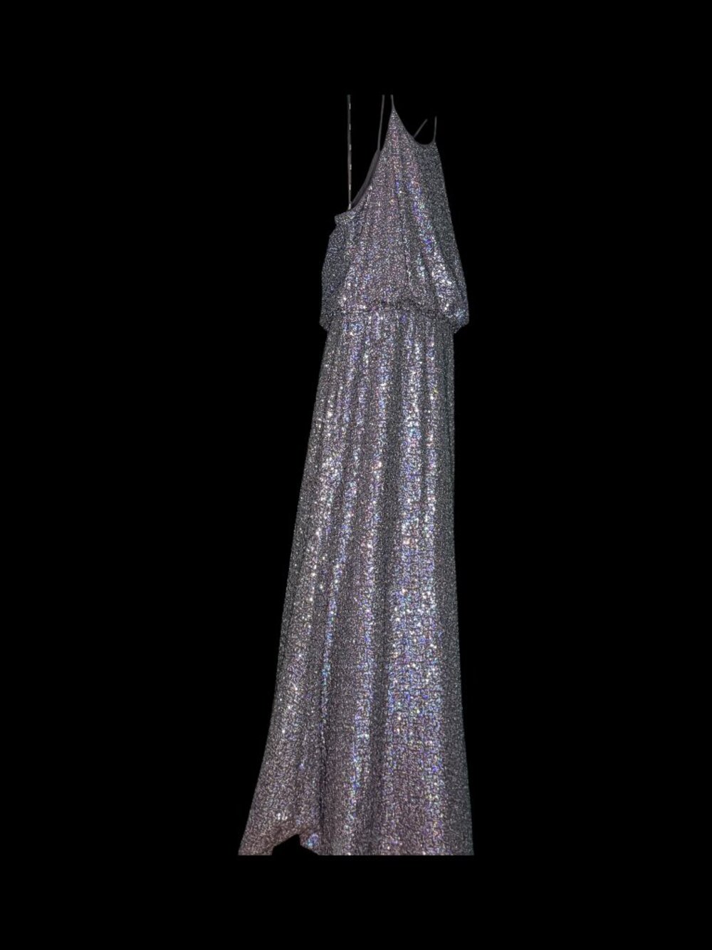 Vera Wang Sequin Evening Gown Dress Size 10 - Free Shipping